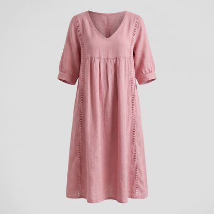 DAISY LACE TRIM DRESS