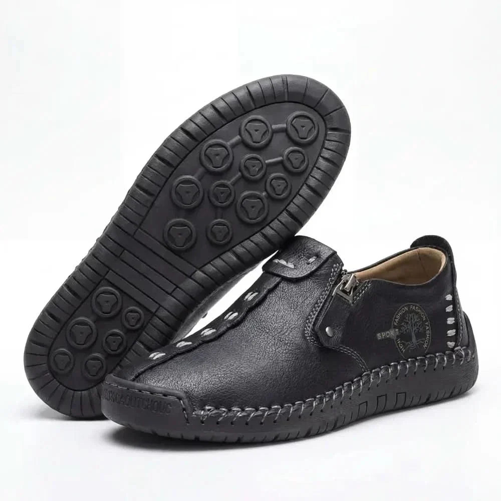 BURLEIGH EASY-ON ZIP LOAFERS