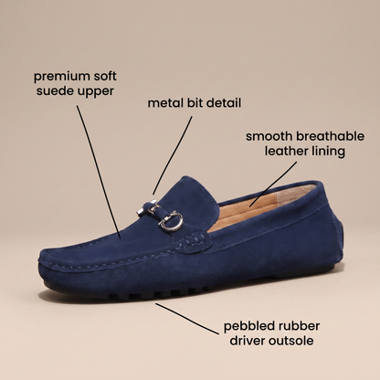 MONACO SUEDE LOAFERS