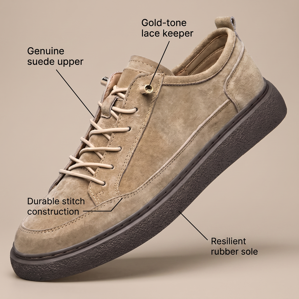 SEBASTIEN SUEDE SNEAKERS