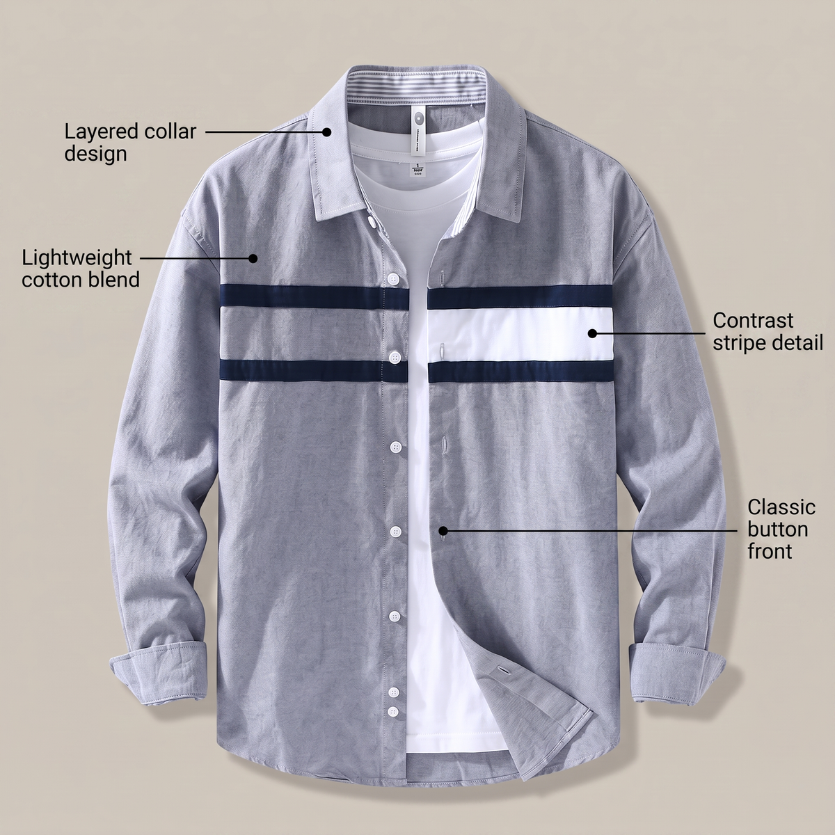 TOMMY PANEL SHIRT