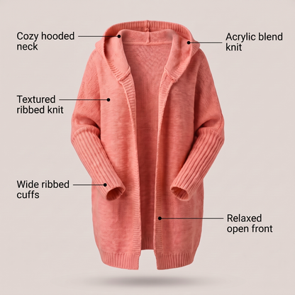 VALENTINA ROSSI LOOSE KNIT CARDIGAN