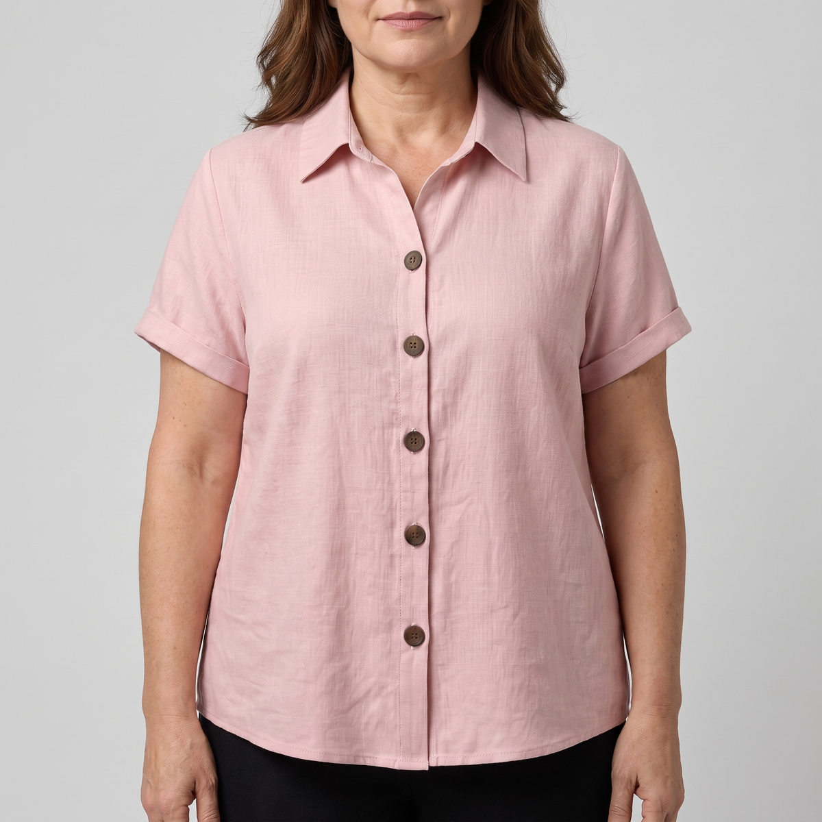 ZARA BUTTON FRONT BLOUSE