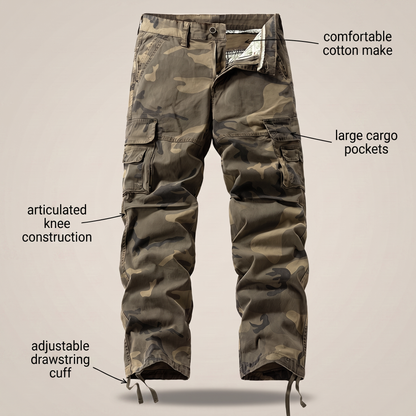 ZAYNE UTILITY CARGO TROUSERS