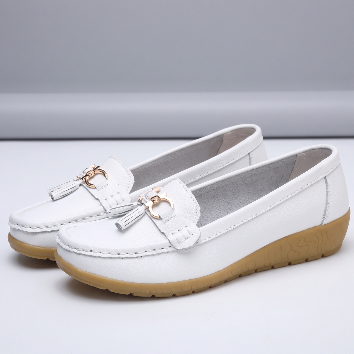 PERCY COMFORT LEATHER MOCCASINS