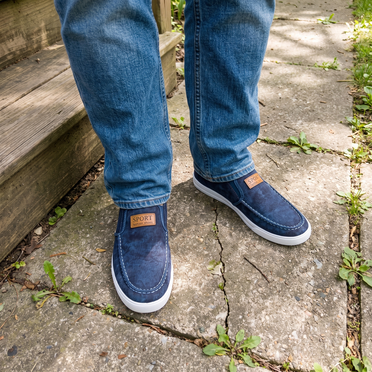 PERCIVAL BREEZE CANVAS LOAFERS