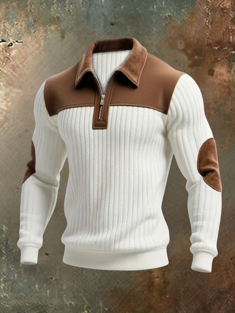 HERITAGE HALF ZIP KNIT JUMPER