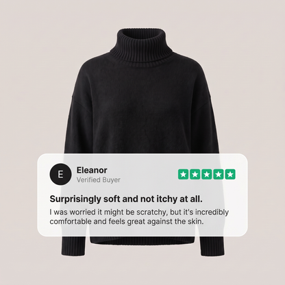 AURORA CASHMERE TURTLENECK SWEATER