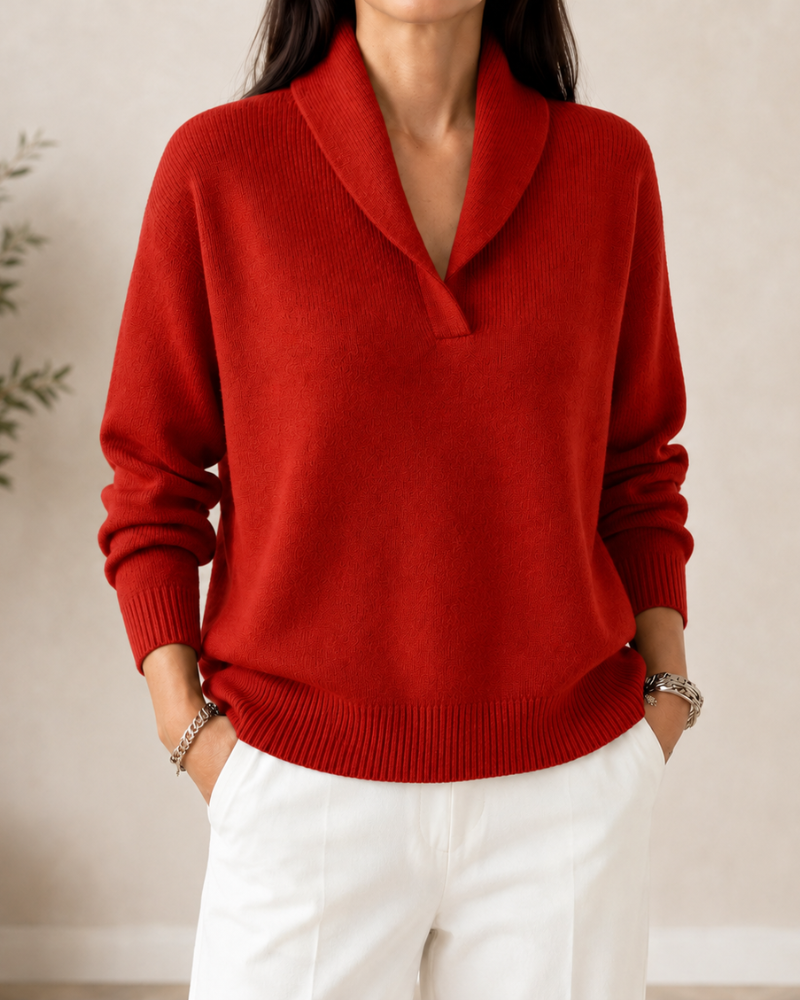 CLASSIC V-NECK KNIT JUMPER