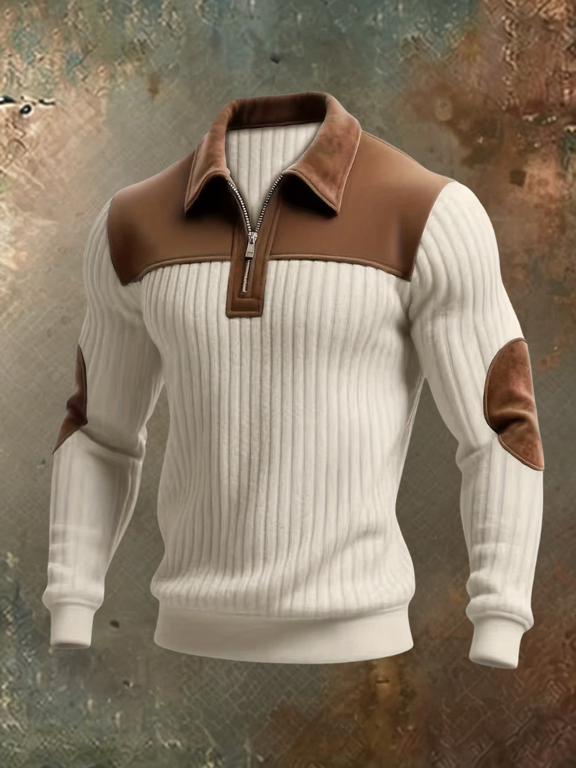 HERITAGE HALF ZIP KNIT JUMPER
