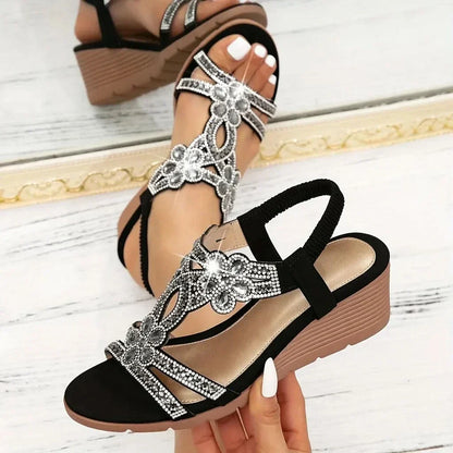 ETERNA WALK WEDGE SANDALS