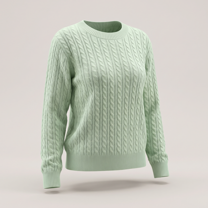 MARIELLE CABLE SWEATER