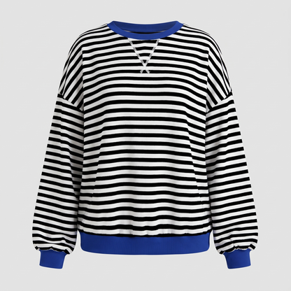 ELARA STRIPED PULLOVER