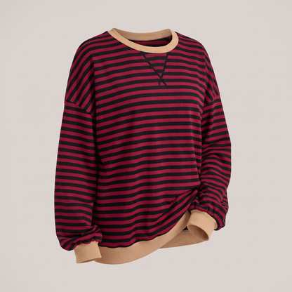 ELARA STRIPED PULLOVER