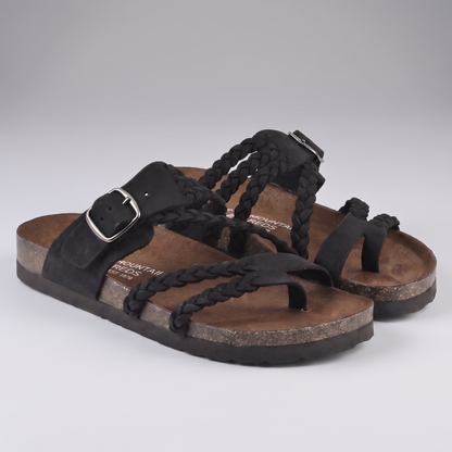 MARLBOROUGH BRAIDED CORK SANDALS