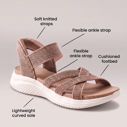 ELMSWICK ULTRA-FLEX KNIT SANDALS
