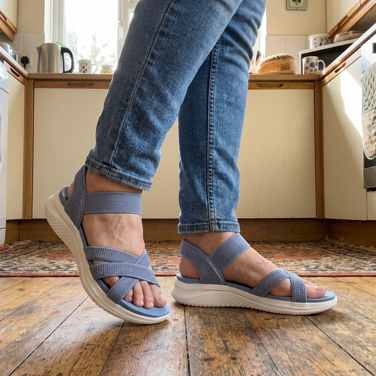 ELMSWICK ULTRA-FLEX KNIT SANDALS