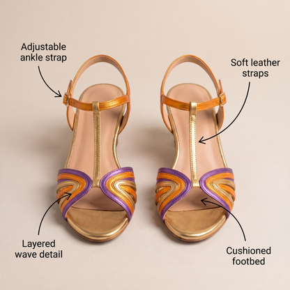 BRIARMONT SUNSET STRAP SANDALS