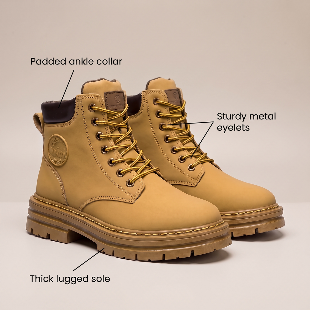 SLOANE LEATHER ANKLE BOOTS