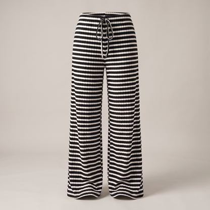 WINNIE RELAXED WIDE-LEG PYJAMA TROUSERS