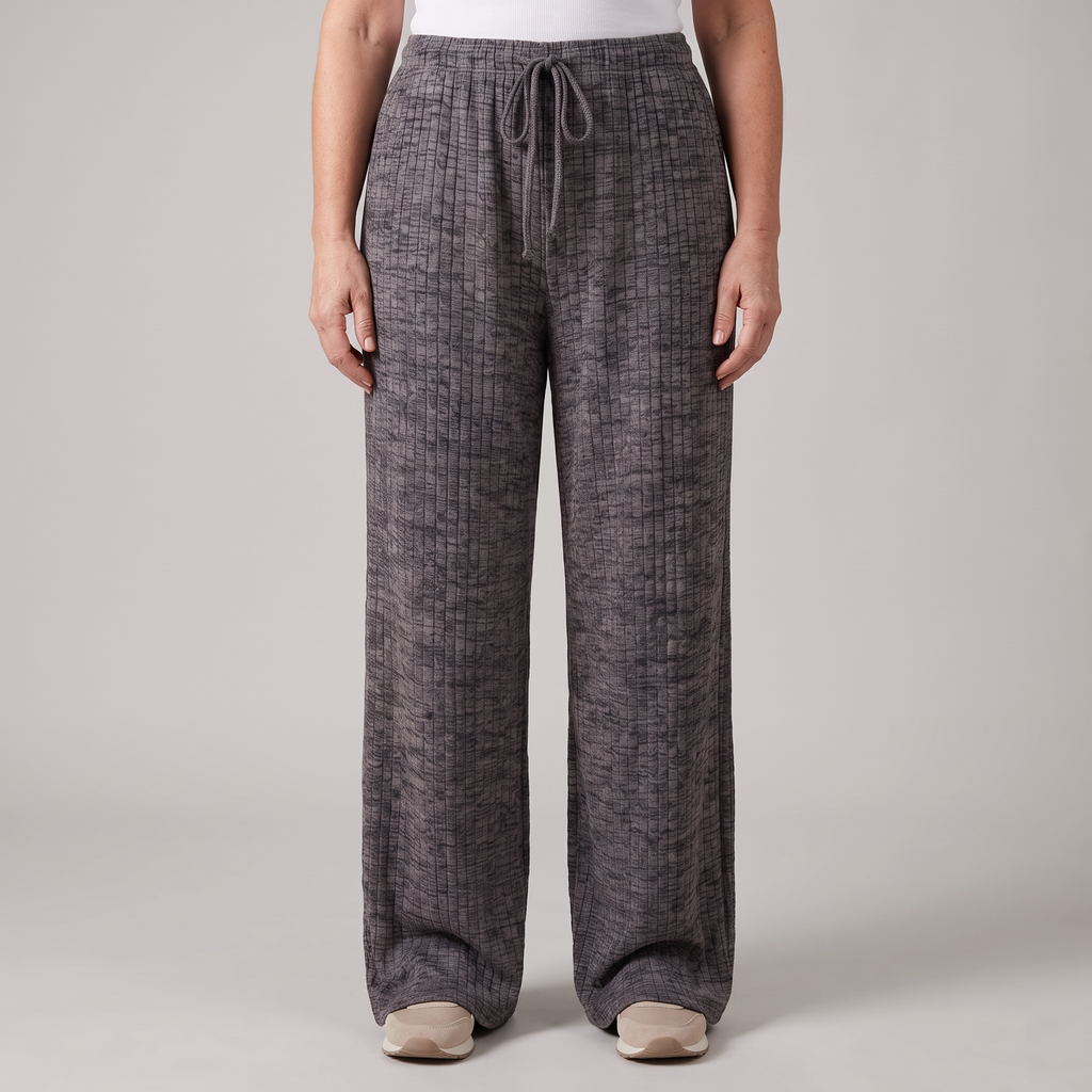 WINNIE RELAXED WIDE-LEG PYJAMA TROUSERS