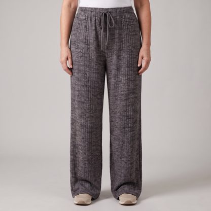 WINNIE RELAXED WIDE-LEG PYJAMA TROUSERS