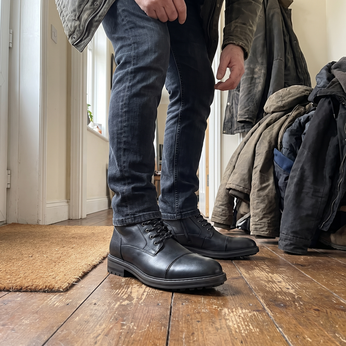 FITZROY LEATHER ANKLE BOOTS