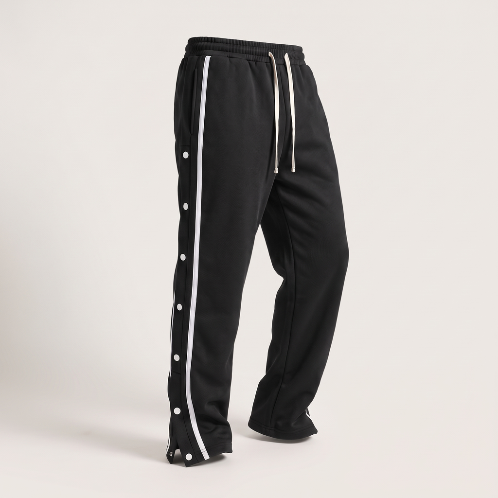 KINGSBURY WIDE-LEG STREET TROUSERS