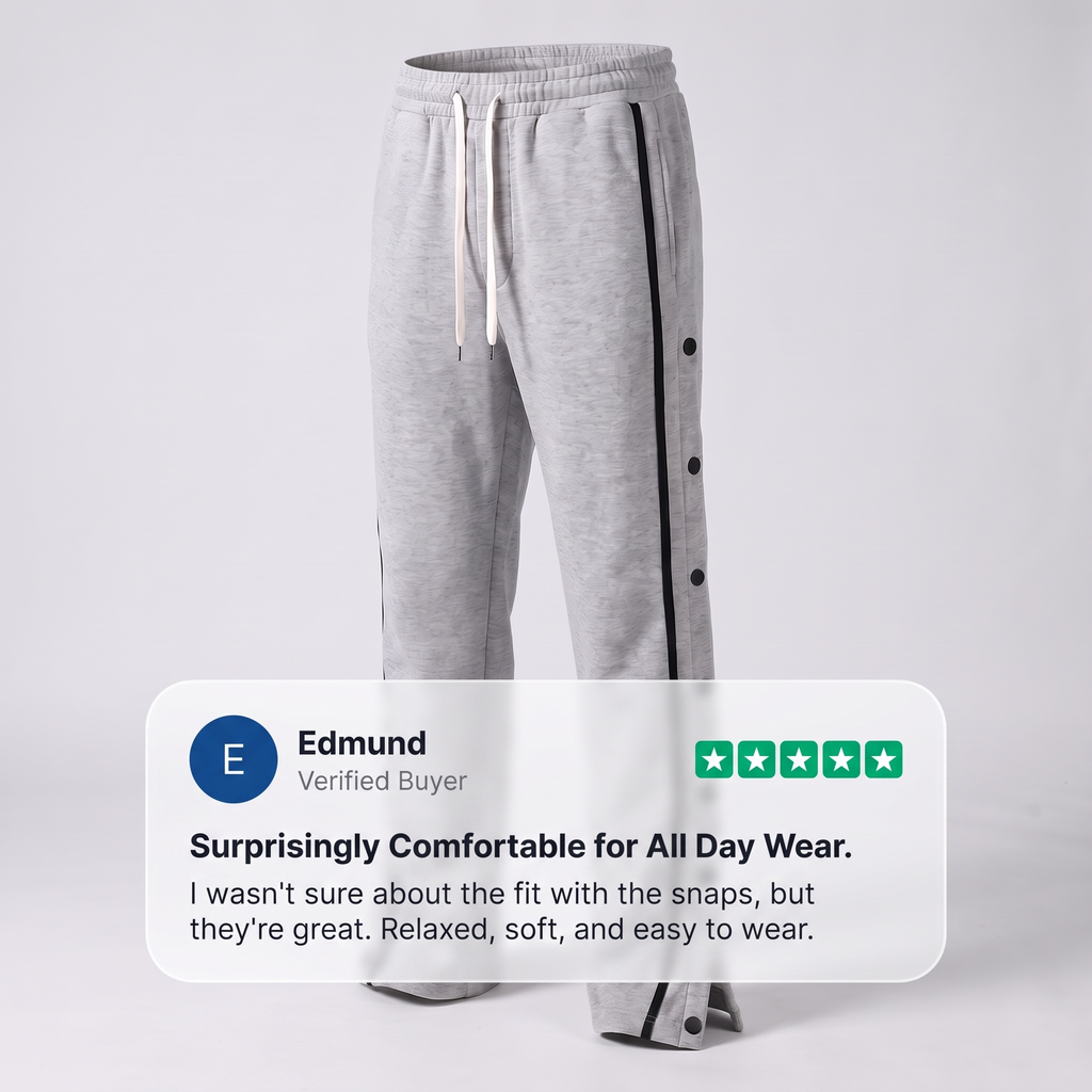 KINGSBURY WIDE-LEG STREET TROUSERS