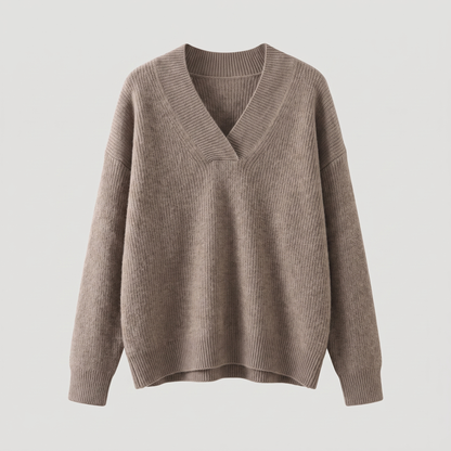 CAMILLE COZY V-NECK KNIT