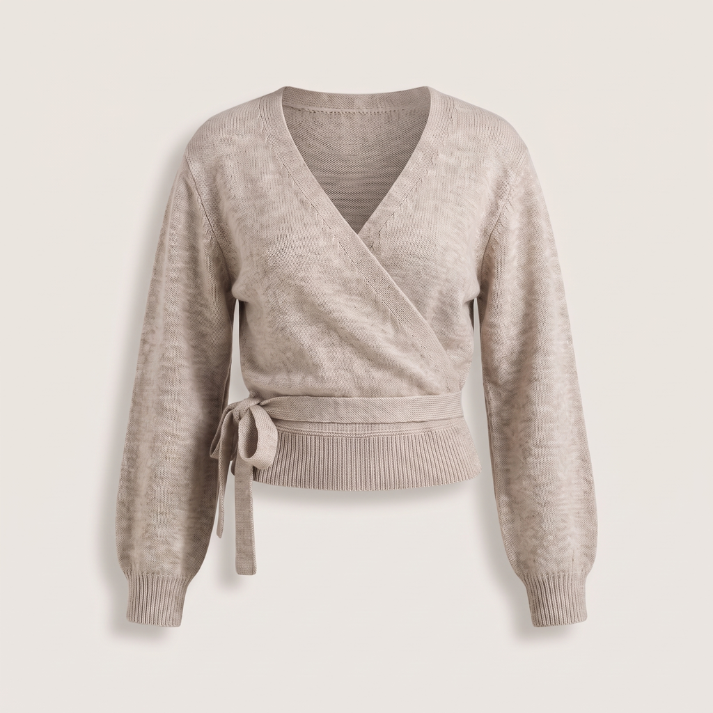 ROSALIND WRAP KNIT JUMPER