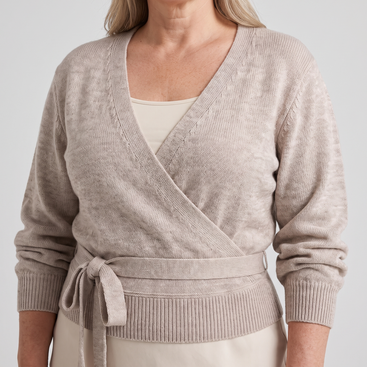 ROSALIND WRAP KNIT JUMPER
