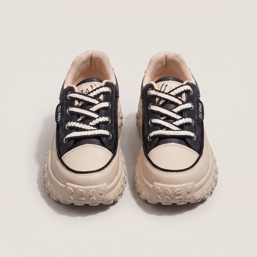 MAISIE RETRO PLATFORM TRAINERS