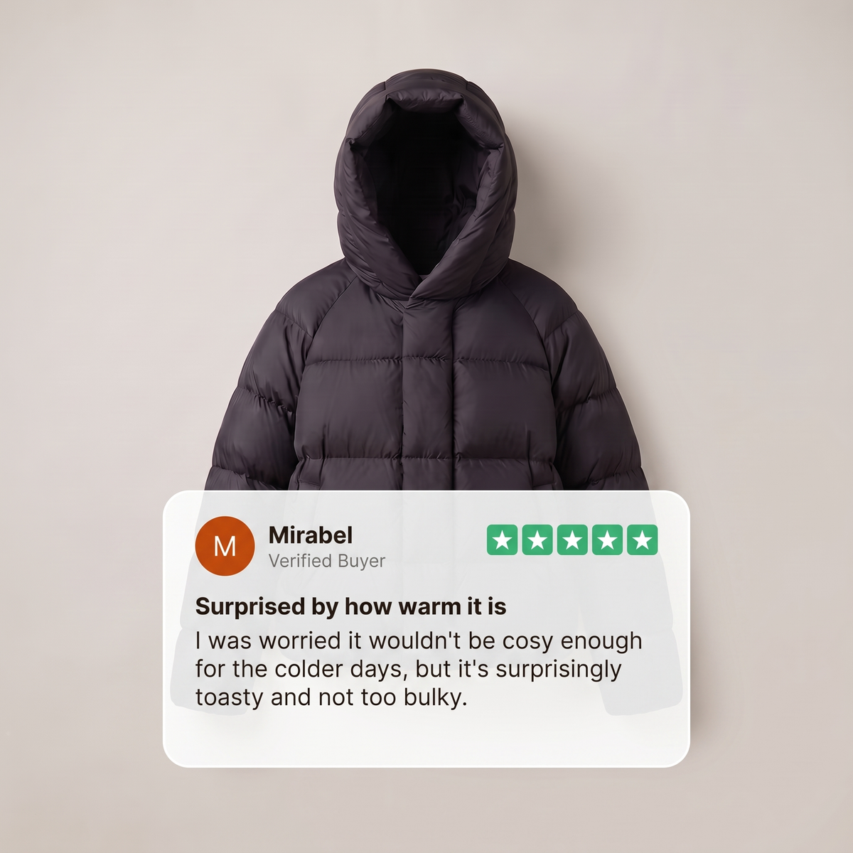 ELARA HOODED PADDED COAT