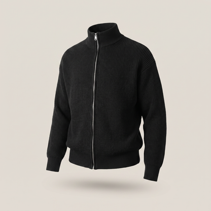 HOLLIS SMART-CASUAL ZIP CARDIGAN
