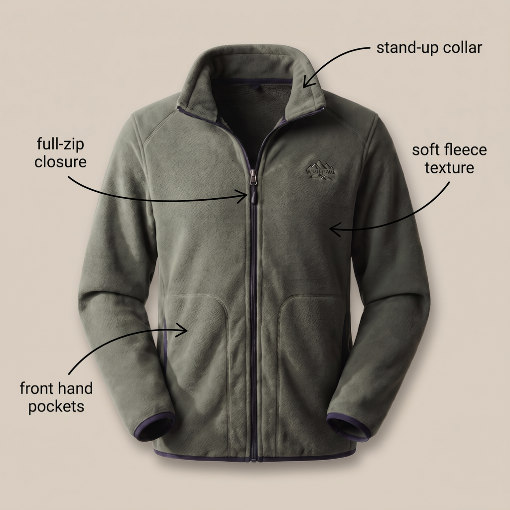 BRIARWOOD FLEECE ZIP JACKET