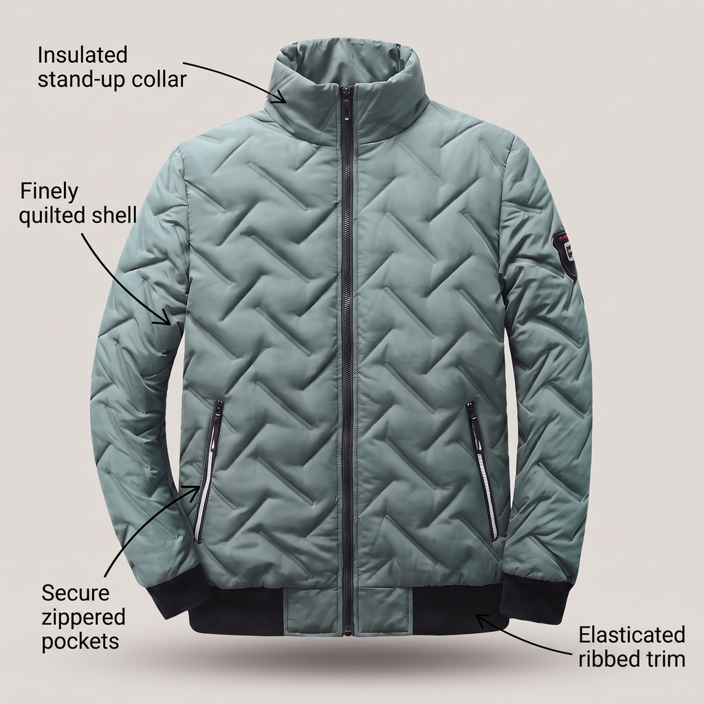 BELLINGHAM QUILTED BOMBER JACKET