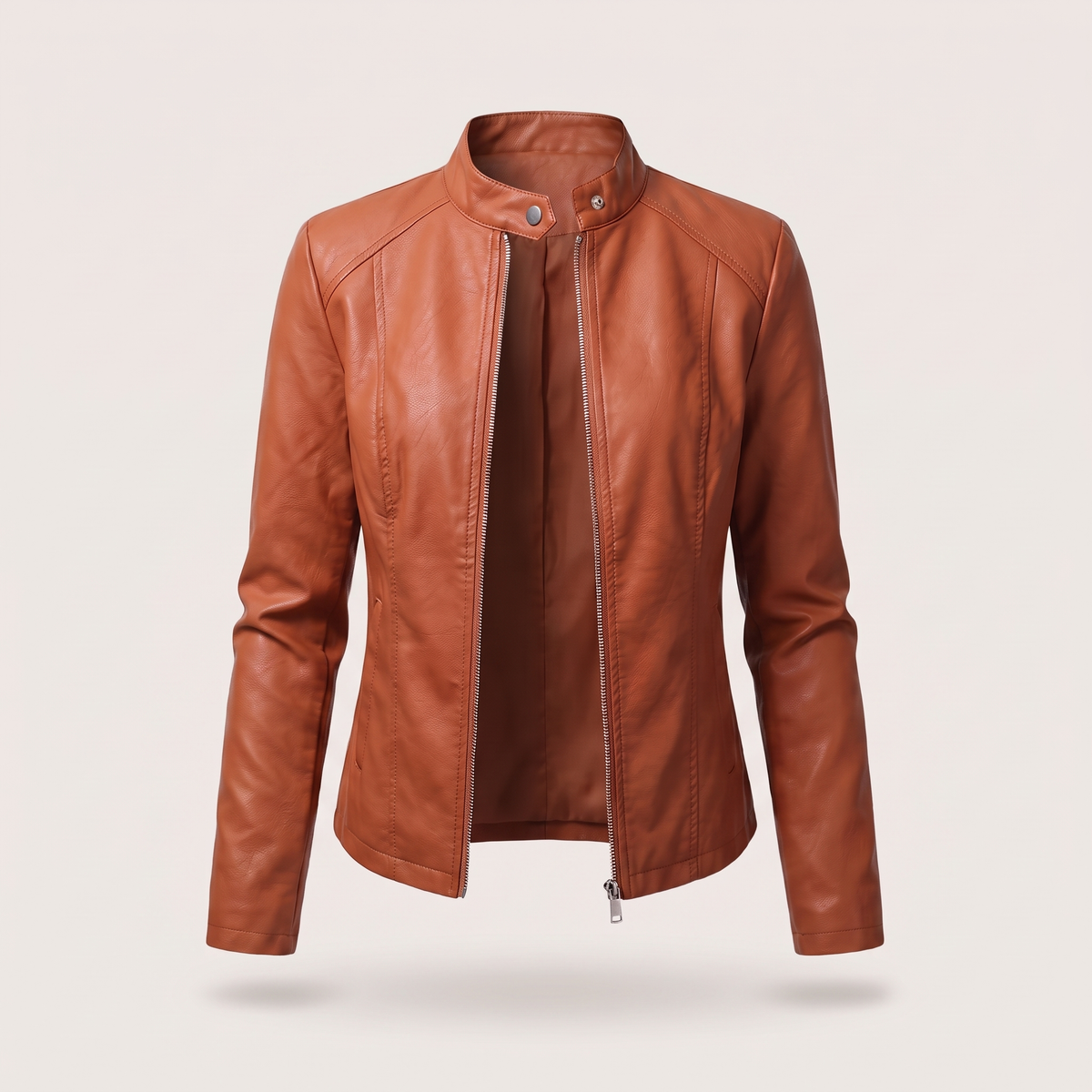 ODETTE CROPPED LEATHER JACKET