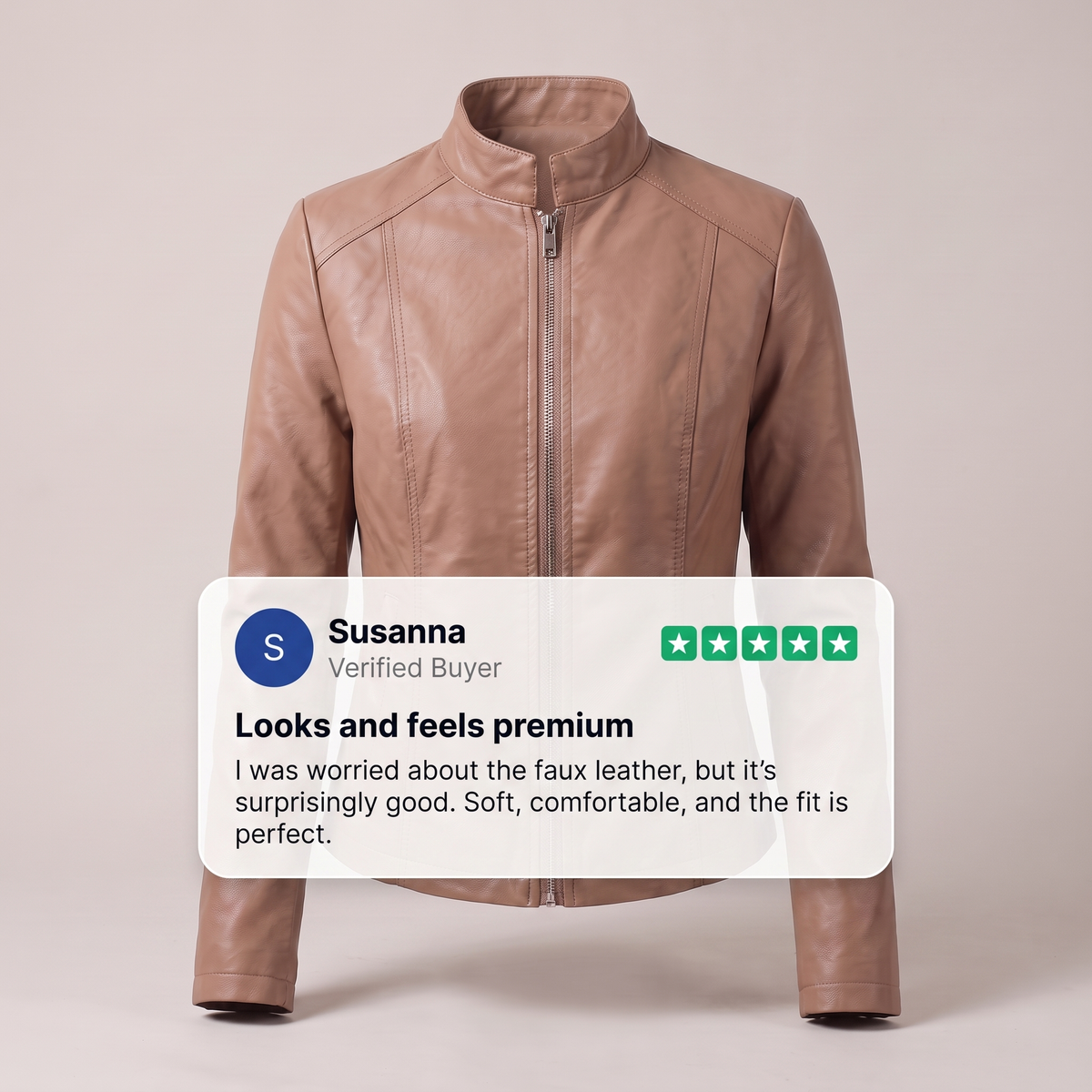 ODETTE CROPPED LEATHER JACKET