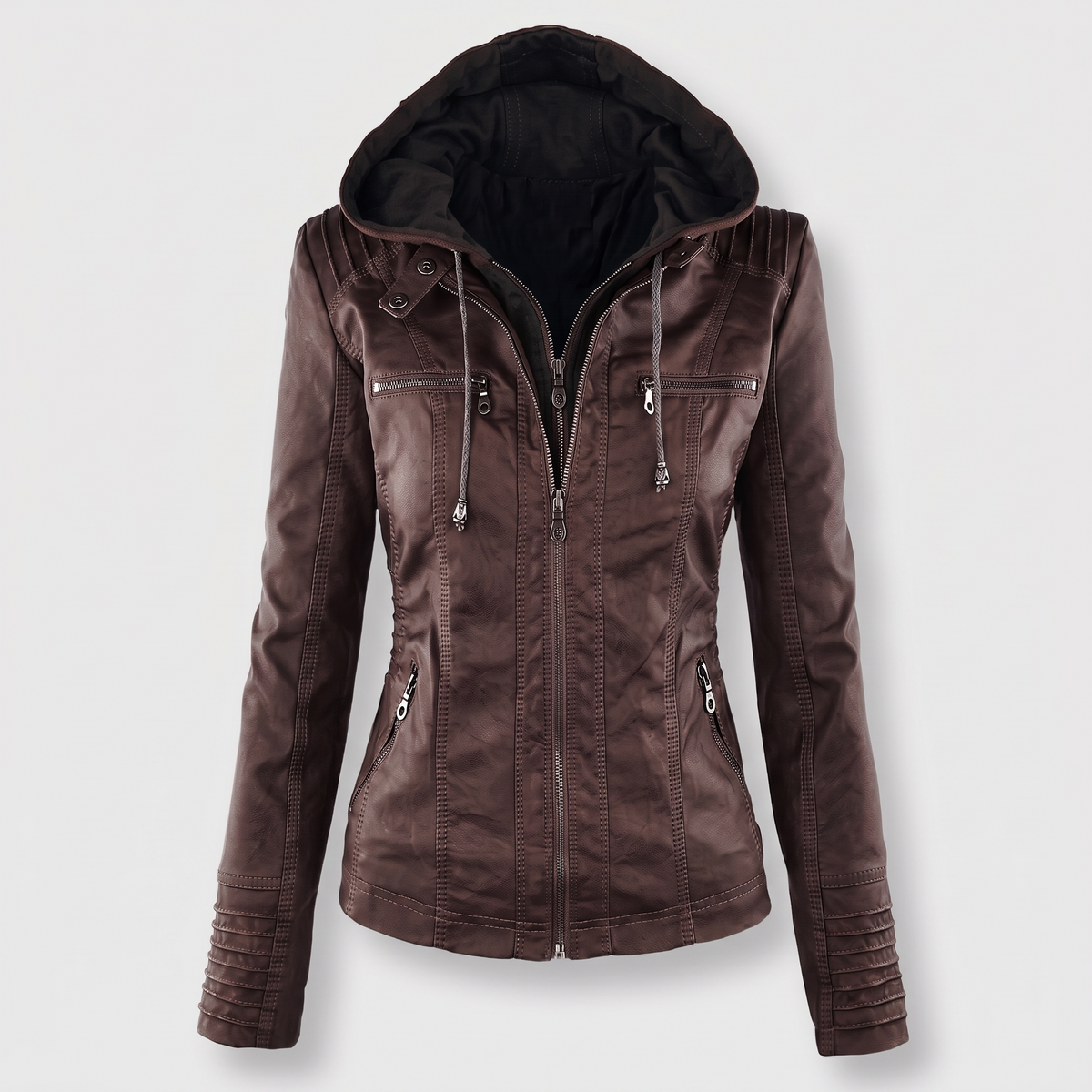 GENEVIEVE FAUX SUEDE JACKET