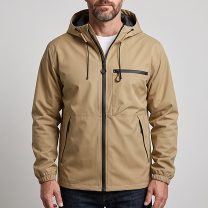 ESSENTIAL WATERPROOF HOODED COAT