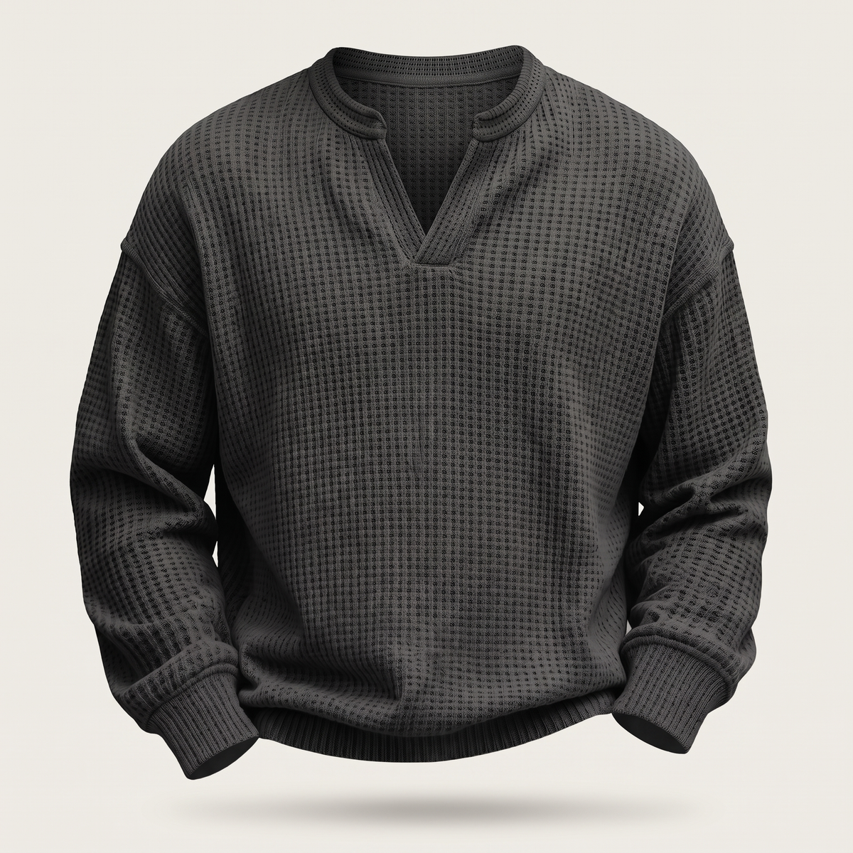 COSY LAYER WAFFLE TOP