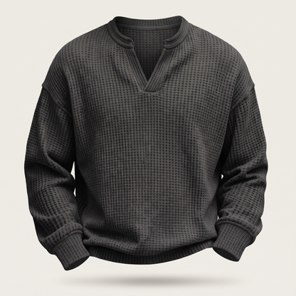 COSY LAYER WAFFLE TOP