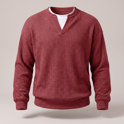 COSY LAYER WAFFLE TOP