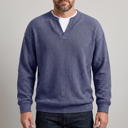 COSY LAYER WAFFLE TOP