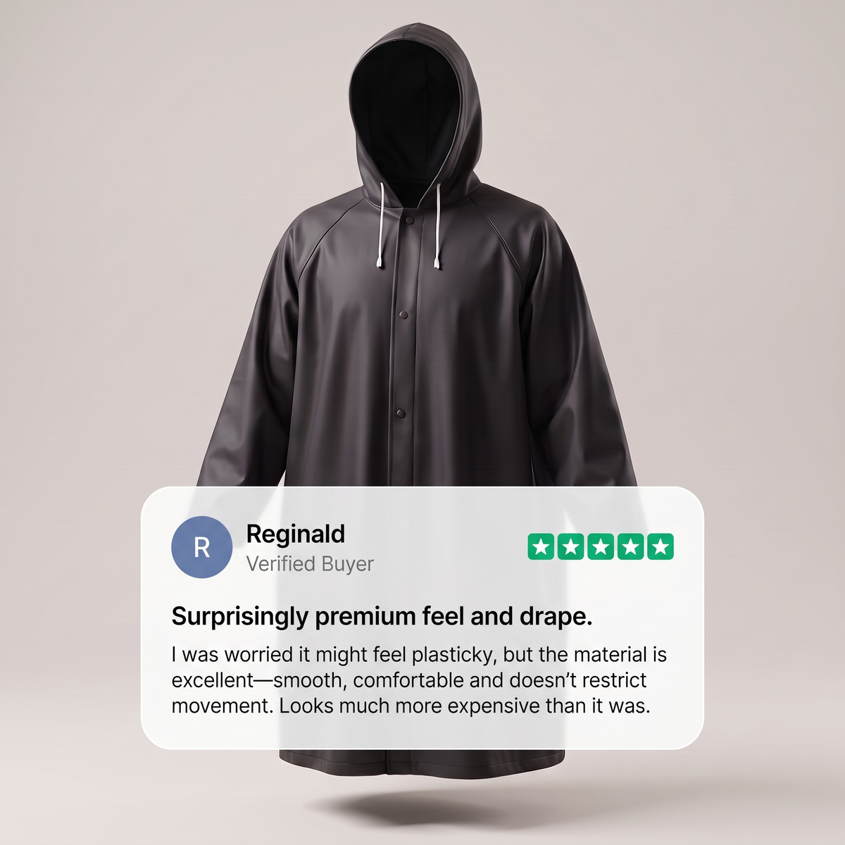 DRYGUARD LONG HOODED RAINCOAT