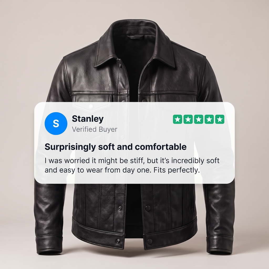 SIGNATURE LEATHER RIDER JACKET