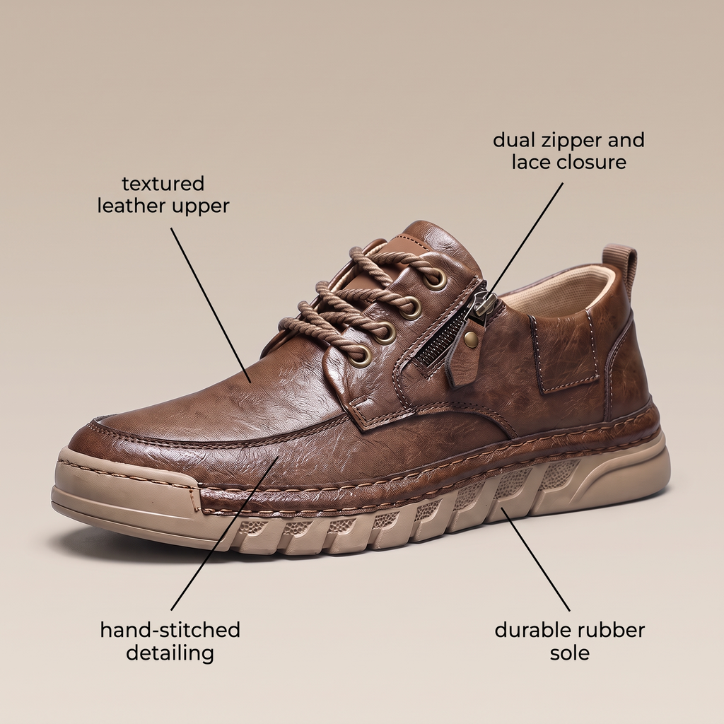 CLASSIC LEATHER CASUAL TRAINERS