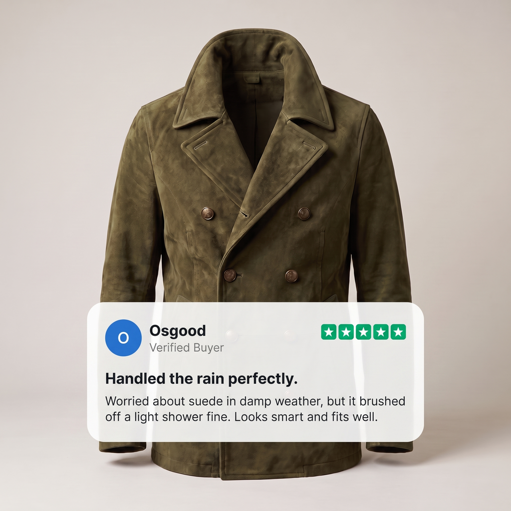 PREMIUM SUEDE TAILORED COAT