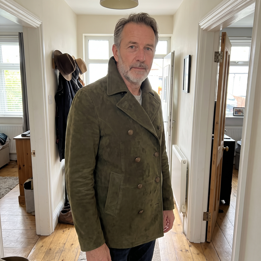 PREMIUM SUEDE TAILORED COAT